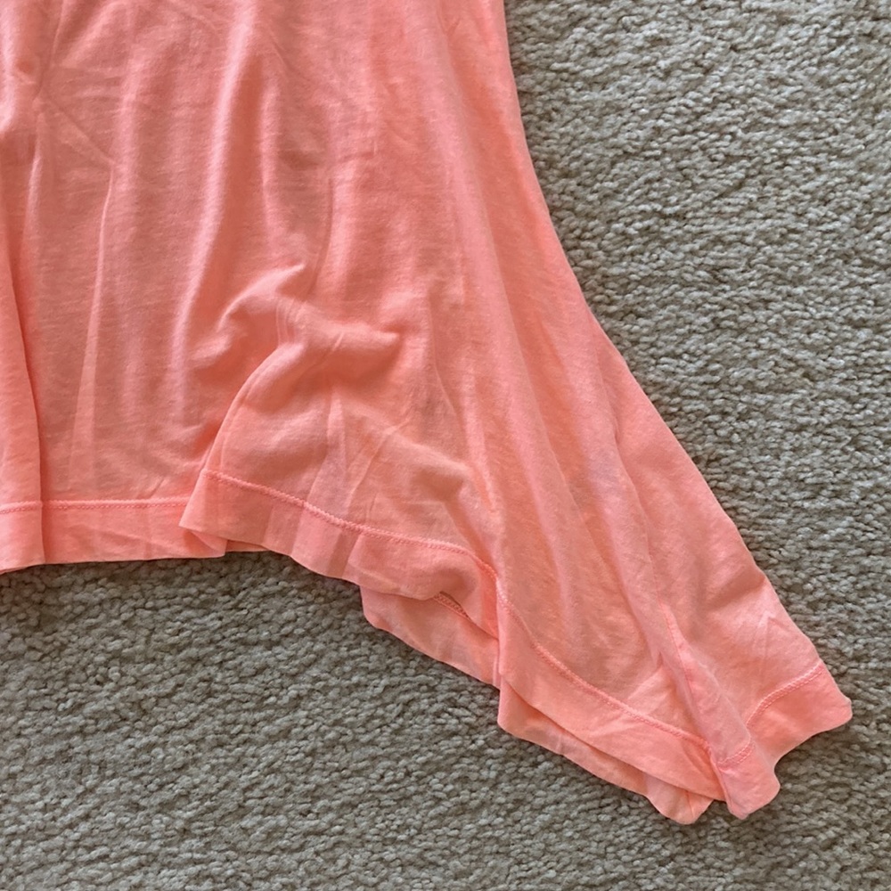 Splendid Short Sleeve Handkerchief Hem Tee - Picture 5 of 6